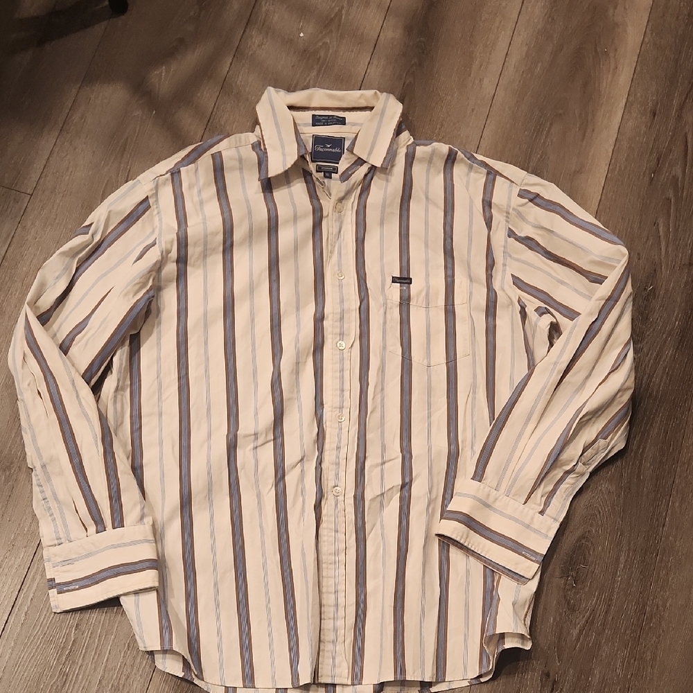 Faconnable Casual Striped Men's Shirt